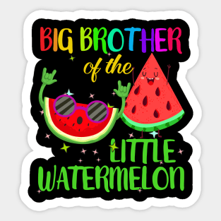 Birthday big brother watermelon Sticker